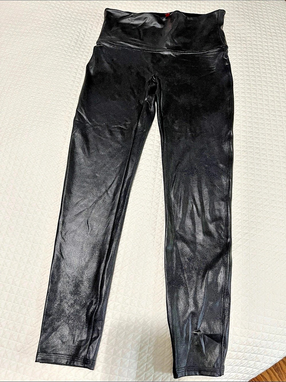 SPANX Faux Leather Leggings Black Size XL